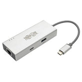 TRIPP LITE USB-C Dock - 4K HDMI, USB 3.2 Gen 1, USB-A/USB-C Hub, GbE